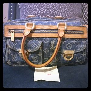 SOLD Authentic Louis Vuitton Denim Speedy 30
